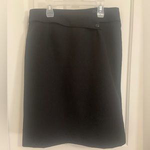Black pencil skirt